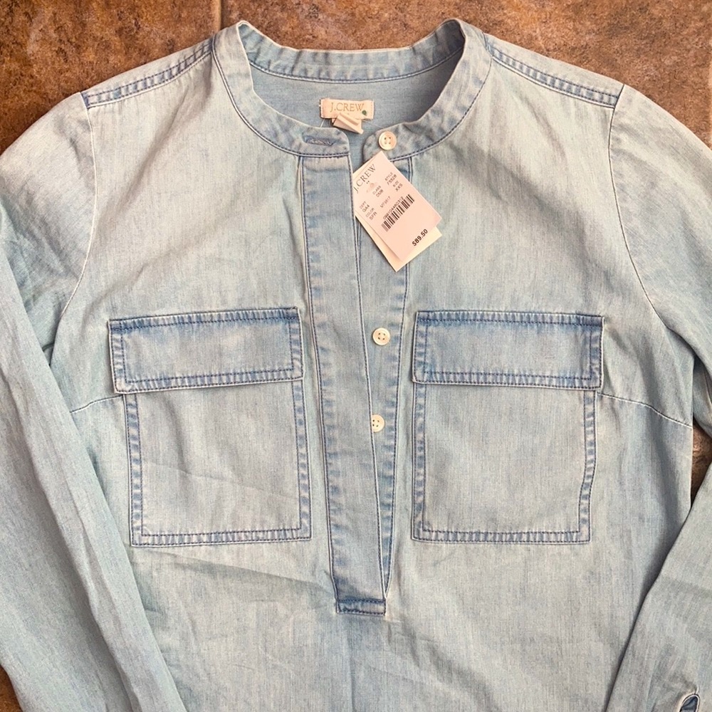 J Crew Chambray Dress NWT My Closet Under $10
